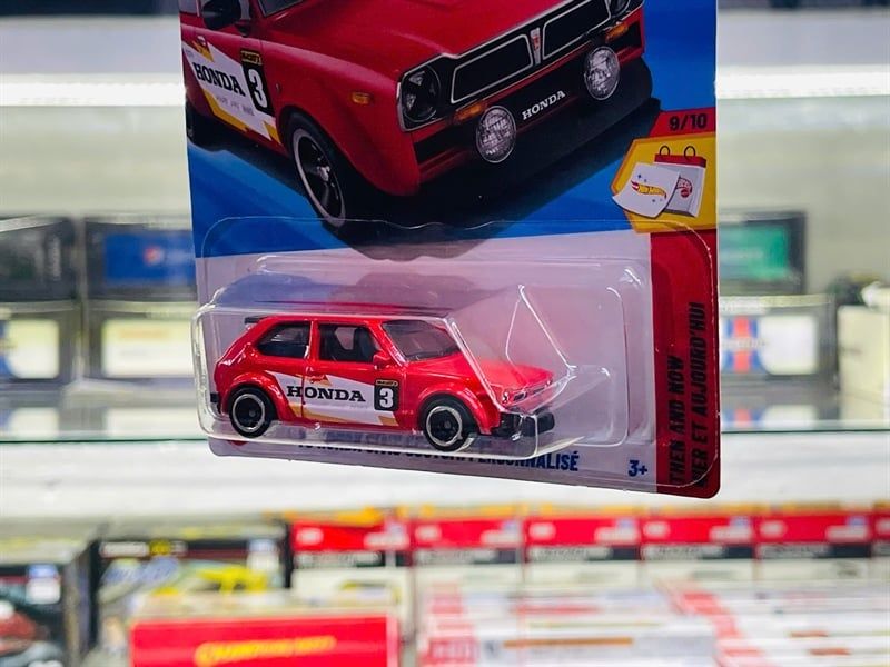  Mô hình xe 73 Honda Civic Custom / Personnalise Hotwheels kim loại có bản quyền chính hãng tỉ lệ 1:64 C4982-HD 