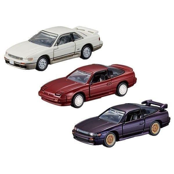  Set 3 mô hình xe Tomica PRM Nissan Sport Car 3 Models tỉ lệ 1:64 Tomica Premium 79866 