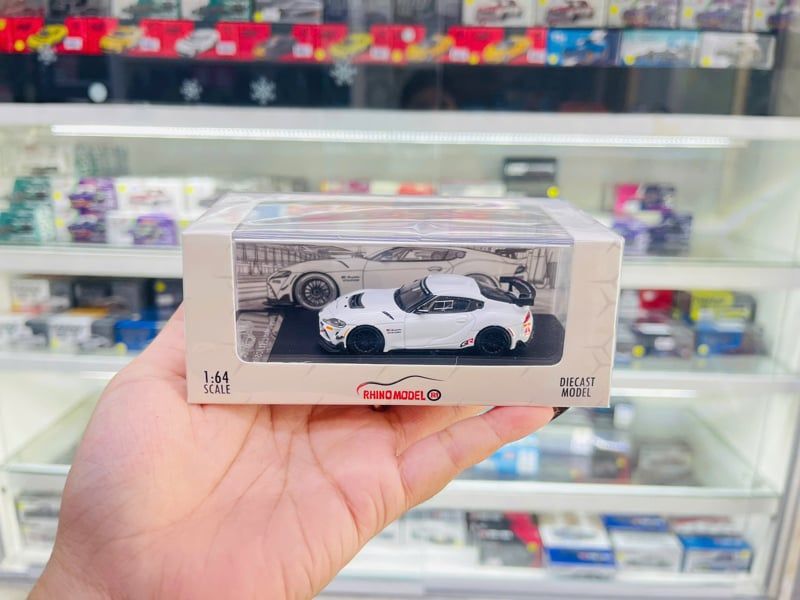  Mô hình xe Toyota GR Supra GT4 EVO2 Limited 599pcs each tỉ lệ 1:64 Rhino Model OT64854 