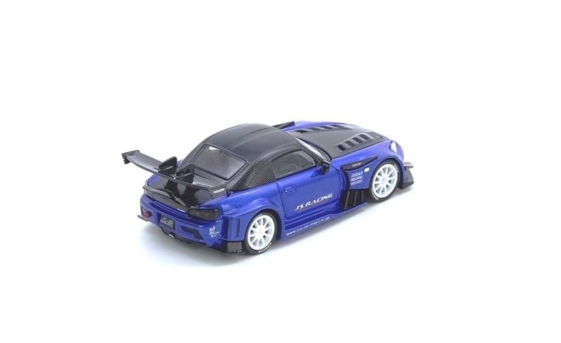  Mô hình xe HONDA S2000 J'S RACING Blue tỉ lệ 1:64 Inno64 IN64-S2000JS-BLUE 