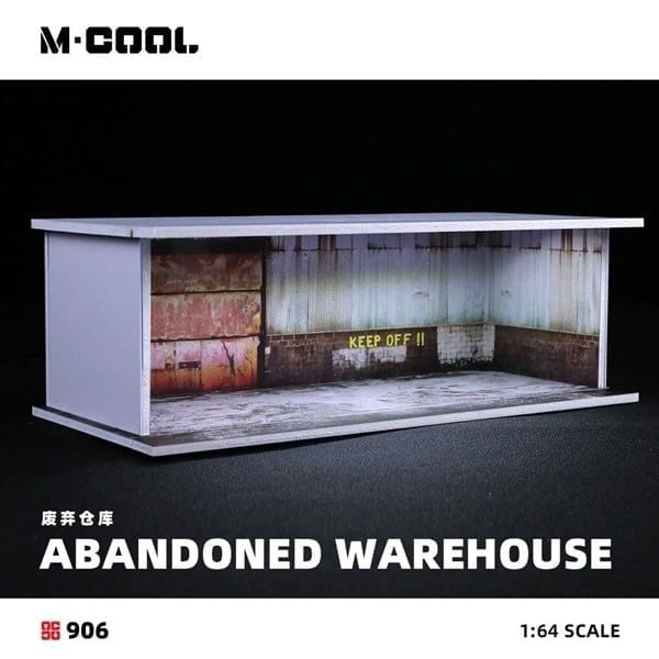 Hộp trưng bày mô phỏng Abandoned Warehouse Lighting Assembly Scene Model tỉ lệ 1:64 M-cool MoreArt MC914906 