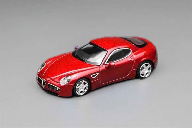  Mô hình xe Alfa Romeo 8C Competizione 2008 Rosso Alfa tỉ lệ 1:64 Motorhelix M69051 