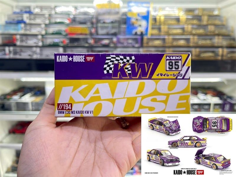  [Hàng Loose] Mô hình xe BMW M3 Kaido KW V1 1:64 Kaidohouse KHMG194 