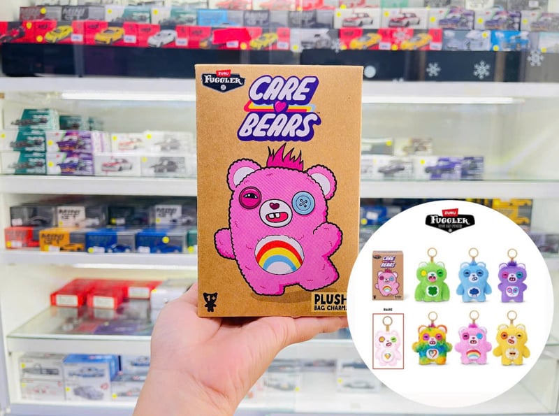  Đồ Chơi Sưu Tầm Hộp Mù ZURU TOYS Fuggler Care Bears Keyrings 5