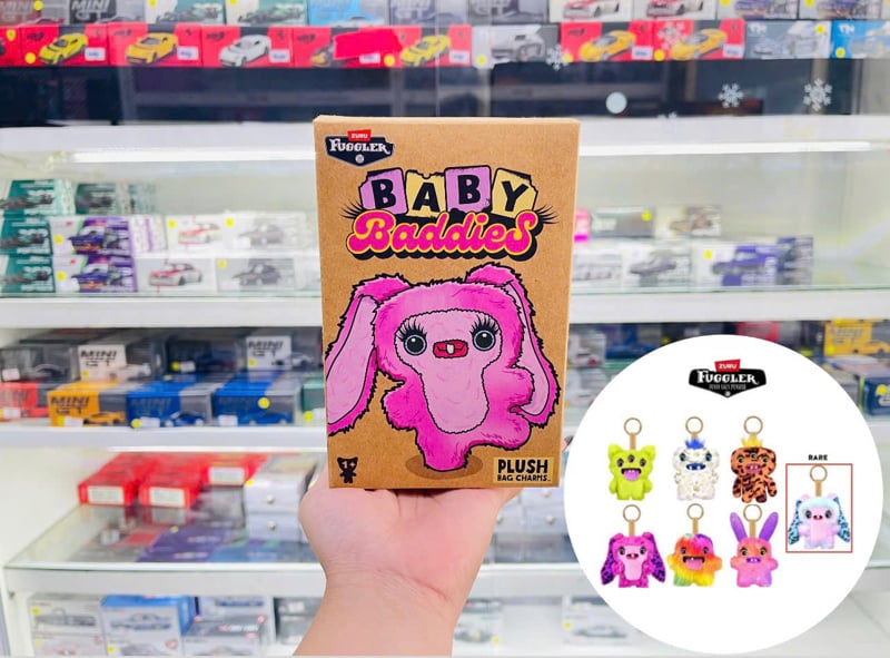  Đồ Chơi Sưu Tầm Hộp Mù ZURU TOYS Fuggler Baby Baddies Keyrings 5