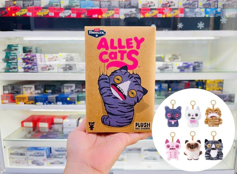  Đồ Chơi Sưu Tầm Hộp Mù ZURU TOYS Fuggler Alley Cat Keyrings 5