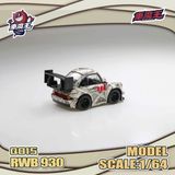  Mô hình xe Porsche RWB 930 series Q tỉ lệ 1:64 Demon King Auto Q015 