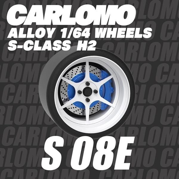  Phụ kiện độ bánh cho xe mô hình Carlomo Wheels S-Class kích thước 9,5mm bằng kim loại tỉ lệ 1:64 Carlomo S0 