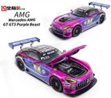  Mô hình xe Mercedes AMG GT3 EVO Purple Beast #17 tỉ lệ 1:64 KILO Work OT64947 