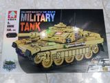  Mô hình lắp ghép Xe Tăng Challenger MILITARY TANK 536 mảnh LY72 LG042 