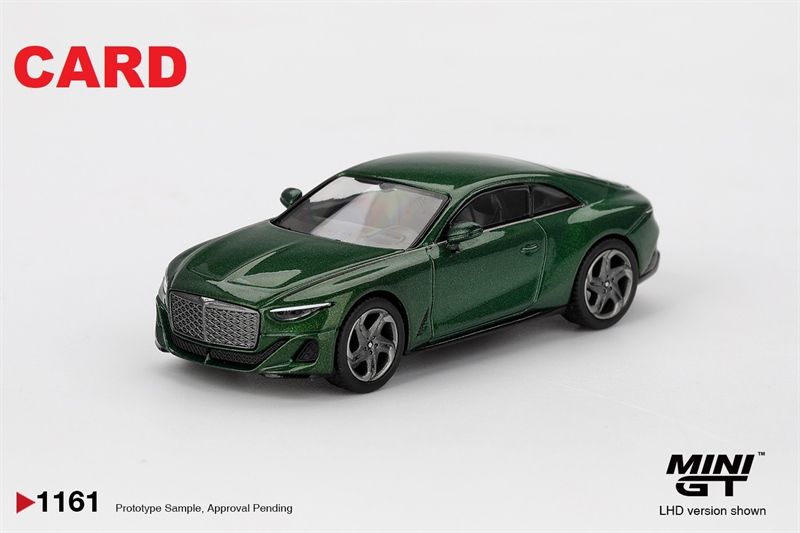  Mô hình xe Bentley Batur Scarab Green bản card tỉ lệ 1:64 MiniGT MGT01161 