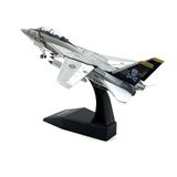  Mô hình máy bay quân sự chiến đấu F-14 Tomcat Amercom white tỉ lệ 1:100 NS model MBQS070 