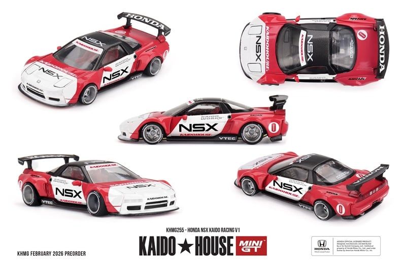  Mô hình xe Honda NSX Kaido Racing V1 tỉ lệ 1:64 Kaido House KHMG255 