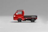  Mô hình xe Honda ACTY Truck Town Spirit color style flame red / black double color tỉ lệ 1:64 Motorhelix M65602 