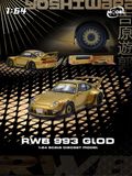  Mô hình xe Porsche RWB 993 Gold (Yoshiwara) tỉ lệ 1:64 ModelModel MM64-RWB993-006 