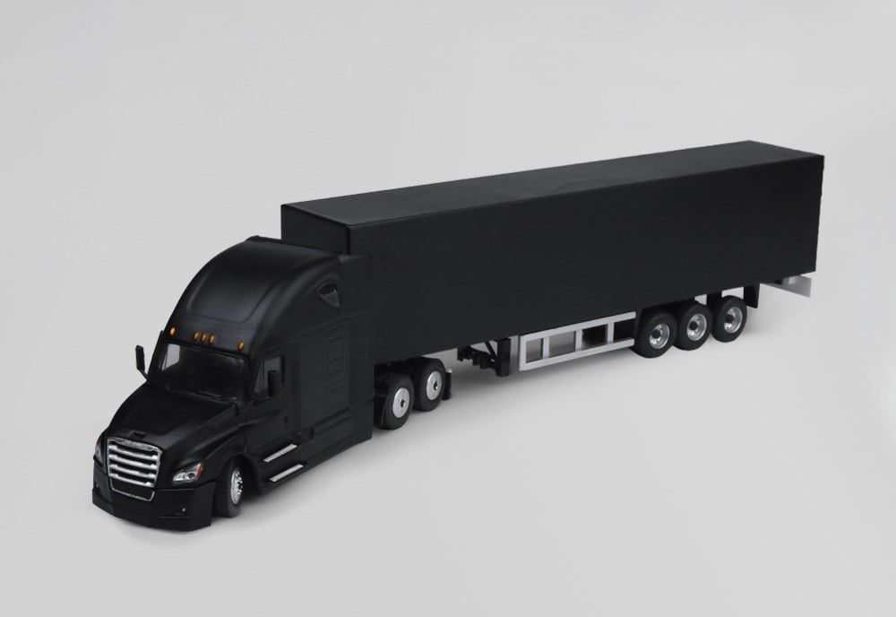  Mô hình xe container Freightliner black warrior tỉ lệ 1:64 Time micro x Perka TM800113 