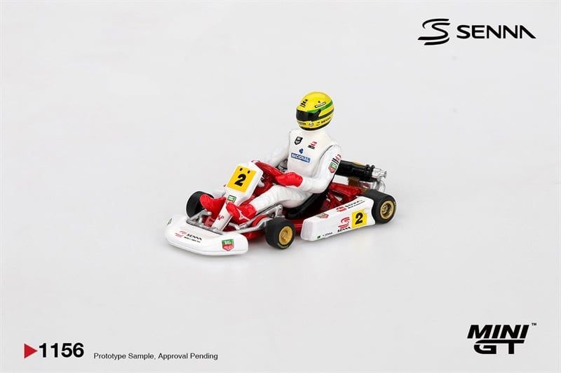  Mô hình xe Kart #2 - 1993 Masters of Paris-Bercy MiniGT x Senna tỉ lệ 1:64 MiniGT MGT01156 