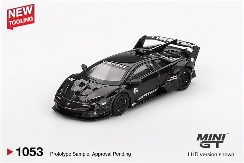  [Hàng Loose] Mô hình xe Lamborghini LB-Silhouette WORKS MURCIELAGO GT Evo Black tỉ lệ 1:64 MiniGT MGT01053 