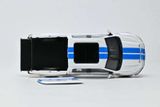  Mô hình xe Ford F150 Super Snake Oxford White / Blue Racing Stripes tỉ lệ 1:64 Funny model OT64844 
