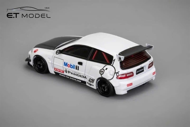  Mô hình xe Civic EG6, Pandem Rocket Bunny Modified tỉ lệ 1:64 ET Model x Model Collect OT64680 
