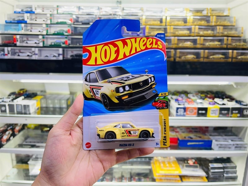  Mô hình xe Mazda RX-3 #57 Hotwheels kim loại có bản quyền chính hãng tỉ lệ 1:64 C4982-MA 
