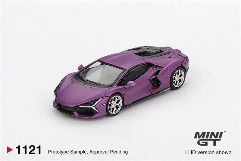  Mô hình xe Lamborghini Revuelto Viola 30th Matte tỉ lệ 1:64 MiniGT MGT01121-CH 