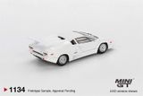  Mô hình xe Lamborghini Countach 25th Anniversary White tỉ lệ 1:64 bản card MiniGT MGT01134 NO CHASE CAR 