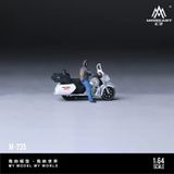  Mô hình nhân vật figure - xe mô tô Harley-Davidson Biker Gang Resin Model Kit tỉ lệ 1:64 MoreArt MO222235 