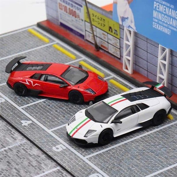  Mô hình xe Lamborghini Murciélago LP 670-4 SuperVeloce tỉ lệ 1:64 Maxwell OT64673 