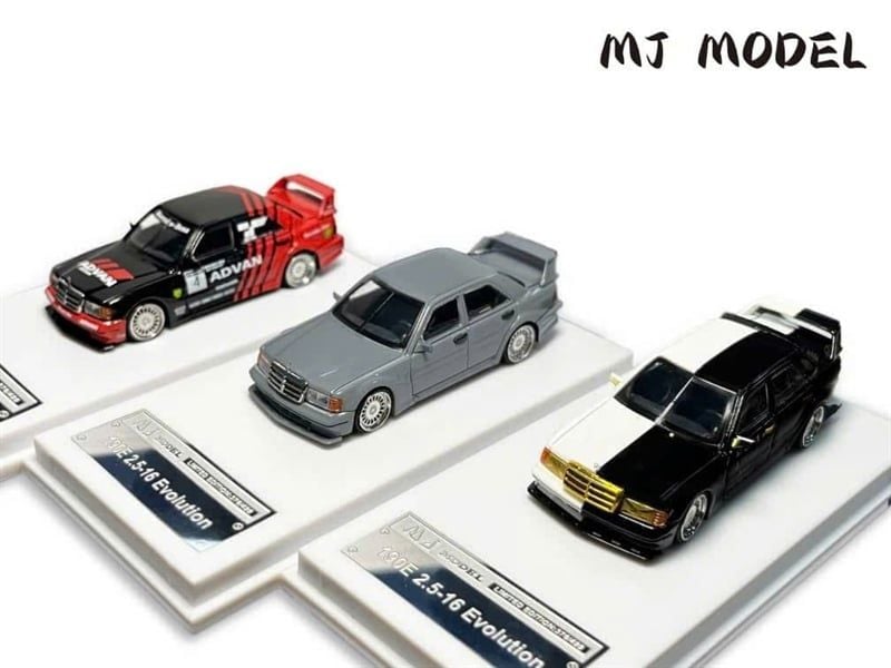  Mô hình xe 190E W201 2.5-16 Evo tỉ lệ 1:64 MJ Model OT64710 