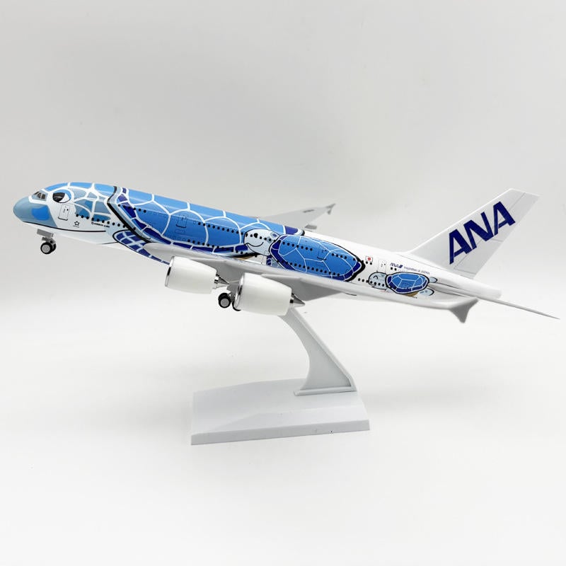  Mô hình máy bay ANA Turtle Blue Airbus A380 30cm MB30032 