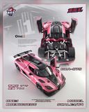  Mô hình xe Koenigsegg One:1 Candy Pink 2026 Shenzhen Jiuzhou Automotive Eco - Expo tỉ lệ 1:64 Demon King Auto DKA-079 