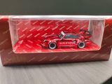  Mô hình xe Porsche 964 RWB crom red Supreme tỉ lệ 1:64 Flame model OT64763 