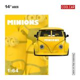  Mô hình xe Volkswagen T1 Minions-themed tỉ lệ 1:64 Coolcar CC642953 