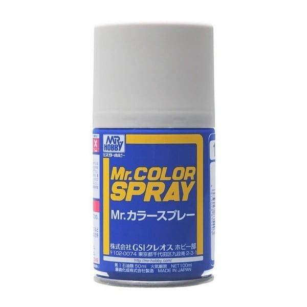  Lacquer S11 light gray bình xịt pha sẵn sơn mô hình màu xám sáng dòng Mr.Color Spray 100ml Mr.Hobby S11 