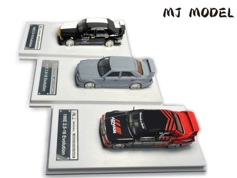  Mô hình xe 190E W201 2.5-16 Evo tỉ lệ 1:64 MJ Model OT64710 