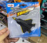  Mô hình máy bay quân sự F-22 Raptor matt black kích thước 12cm - Tailwinds Maisto 15088 MB12014 