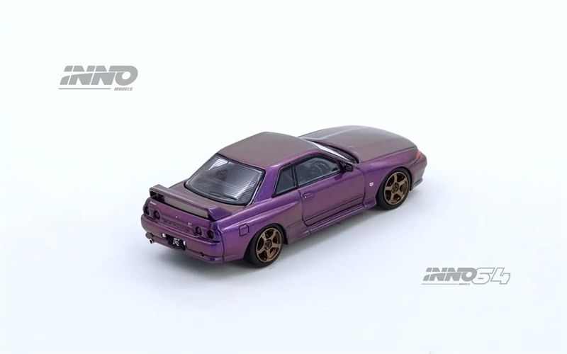  Mô hình xe Nissan GTR R32 Midnight Purple Australia Special Edition Limited Edition tỉ lệ 1:64 Inno64 IN64-R32-MP 