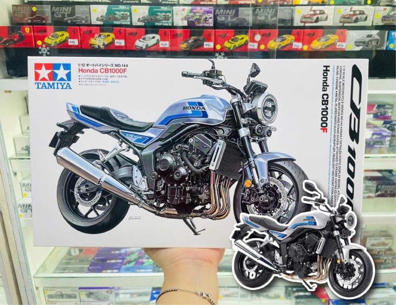  Mô hình Kit Mô tô Honda CB1000 tỉ lệ 1:12 Tamiya 14144 