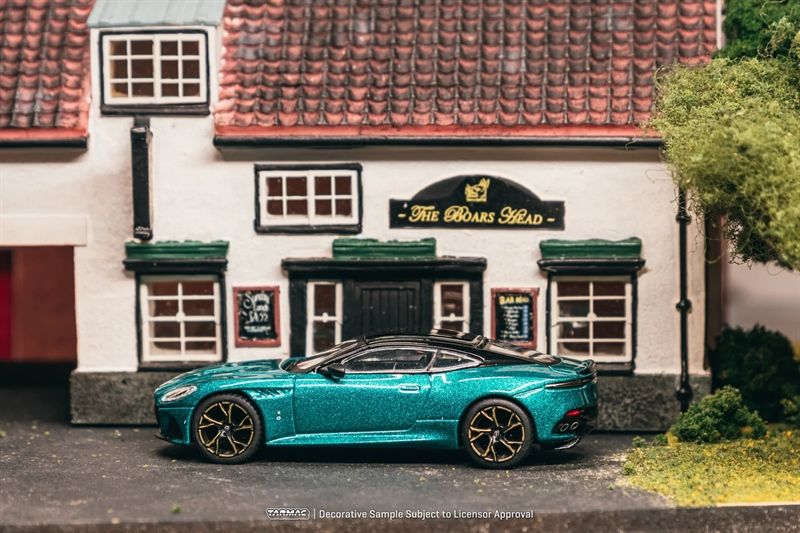  Mô hình xe Aston Martin DBS Superleggera -- Green Metallic tỉ lệ 1:64 Tarmac Works T64G-004-GR 