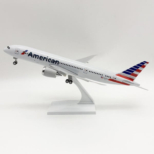  Mô hình máy bay American B787 có bánh xe - kích thước 30cm MB30044 