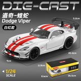  Mô hình xe Dodge Viper SRT10 ACR full open có âm thanh đèn tỉ lệ 1:24 XLG M92333-6 