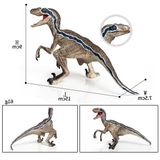  Mô hình khủng long Velociraptor Raptor series Jurassic World kích thước 16cm bằng nhựa 124-133 