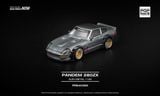  Mô hình xe Toyota Rocket Pandem 280ZX gun metal mở được capo tỉ lệ 1:64 Poprace PR640390 