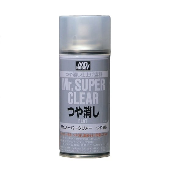 Lacquer B514 Flat clear bình xịt pha sẵn sơn mô hình phủ mờ dòng Mr.Super Clear 170ml Mr.Hobby B514 