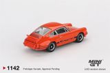  Mô hình xe Porsche 911 Carrera RS 2.7 Tangerine with Black Livery bản card tỉ lệ 1:64 MiniGT MGT01142 HAVE CHASE 