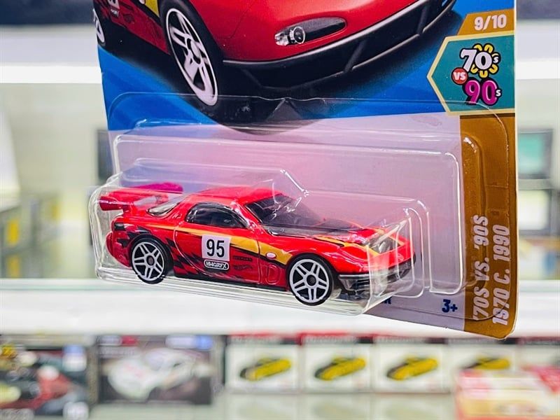  Mô hình xe Mazda RX-7 Drift/Deraper '95 Hotwheels kim loại có bản quyền chính hãng tỉ lệ 1:64 C4982-MA 