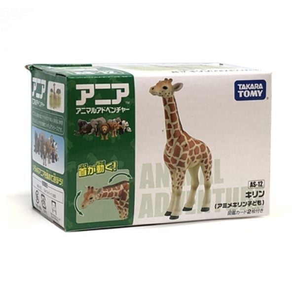  Mô hình động vật hươu cao cổ con ANIA AS-12 Giraffe (Kid) Takara Tomy 871057 