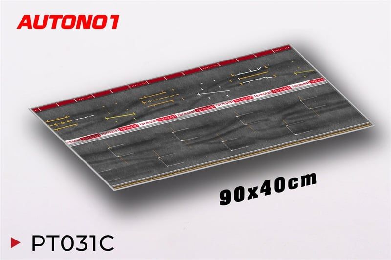  Phụ kiện thảm sa bàn chống trượt mô phỏng diorama đường đua F1 kích thước 90x40 cho mô hình xe 1:64 Autono1 PT031 