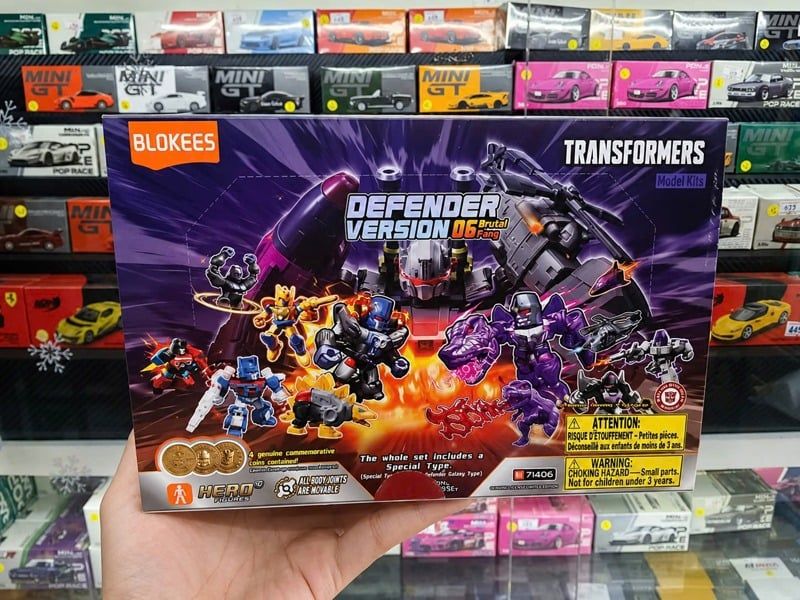  Set 12 mô hình Blokees Model Kits Transformers Defender Version 06 71406-set 